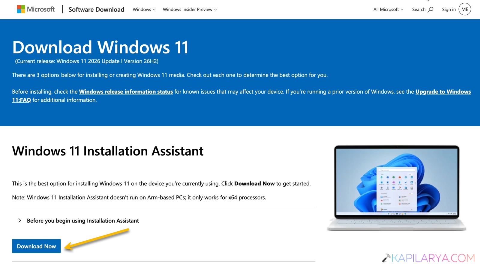 Windows 11 Installation Assistant