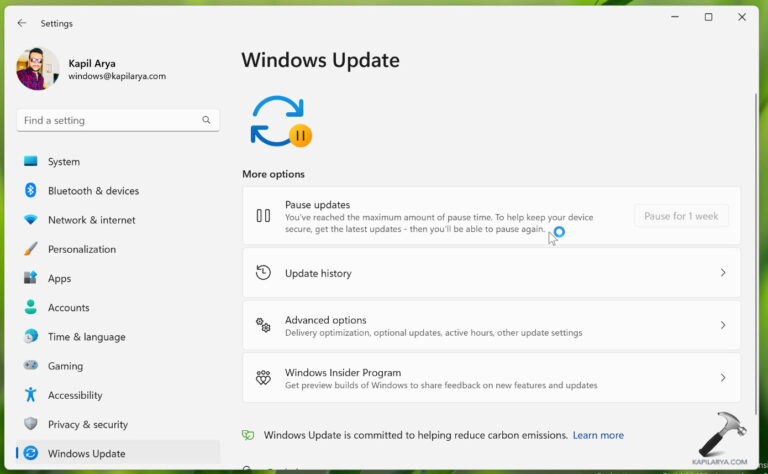 Fix: Can’t resume updates in Windows 11