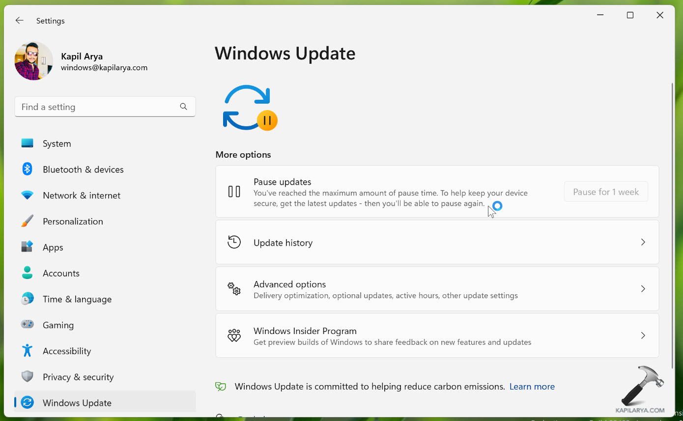 Fix: Can’t resume updates in Windows 11
