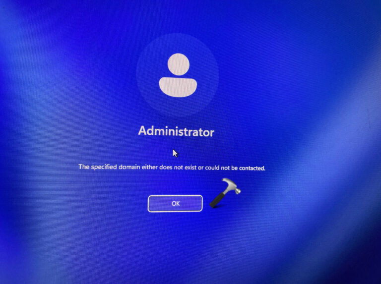 logon failure unknown user name or bad password windows 7