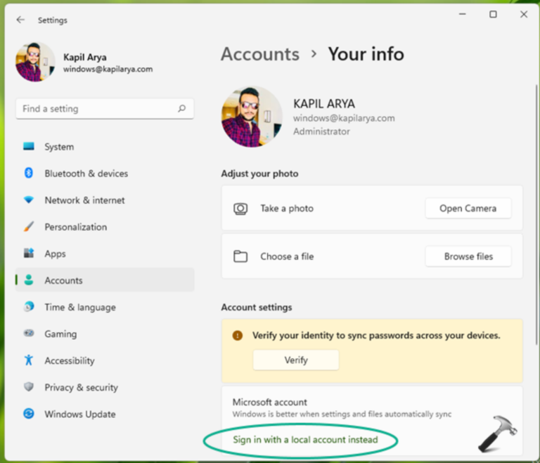 Fix: Can’t sign in to local account on Windows 11