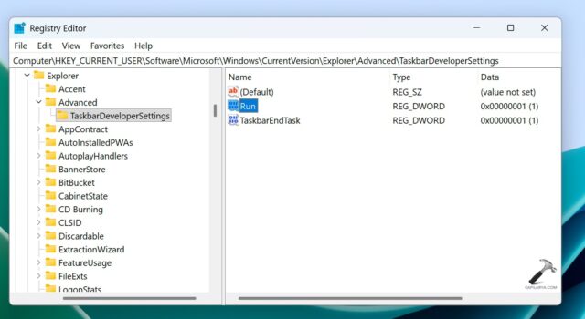 Enable Modern Run dialog box in Windows 11
