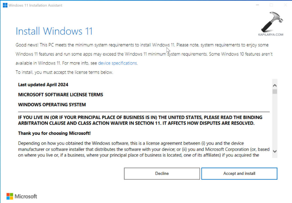 Windows 11 Version 25H2 failed to install