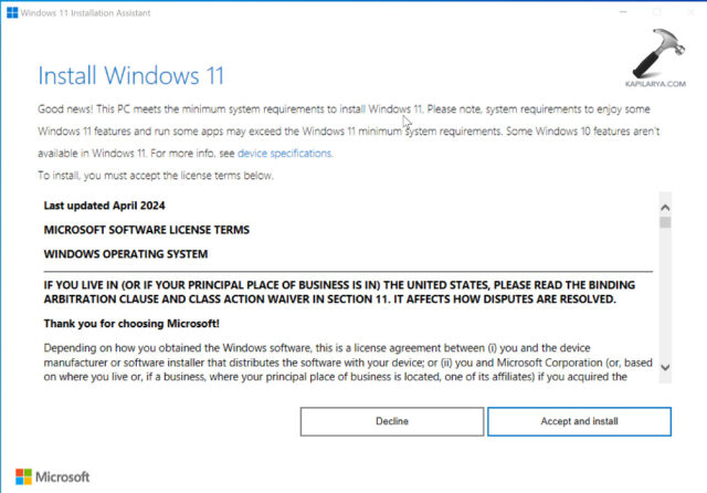 Windows 11 Version 25H2 failed to install