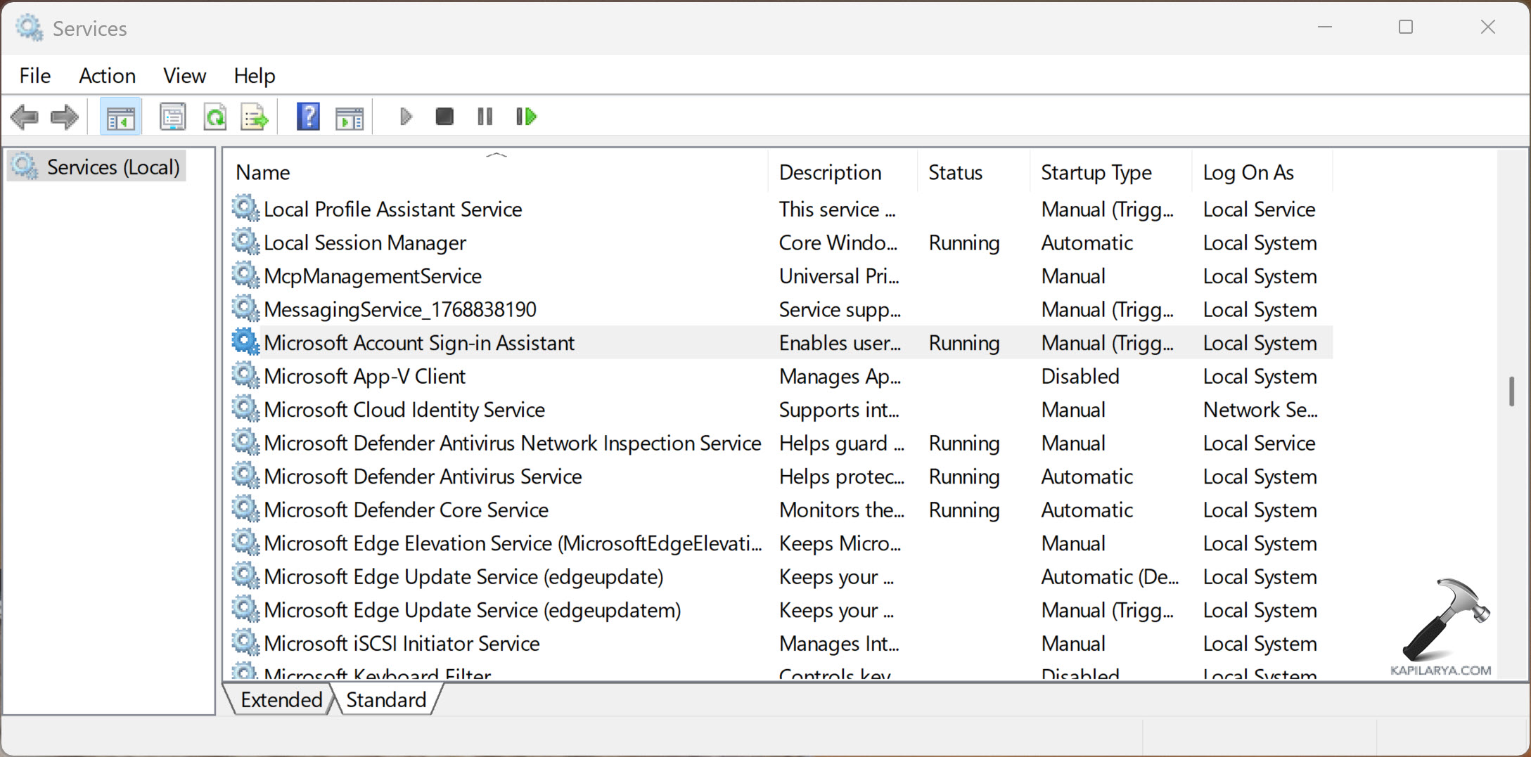 Microsoft Account Sign-in Assistant