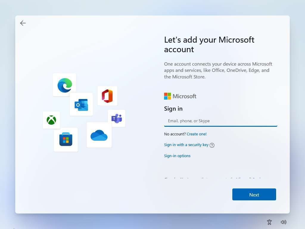 How to add Microsoft account in Windows 11